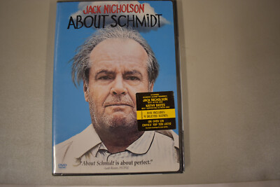 About Schmidt DVD (2003) Jack Nicholson, Kathy Bates, Brand New & Sealed.