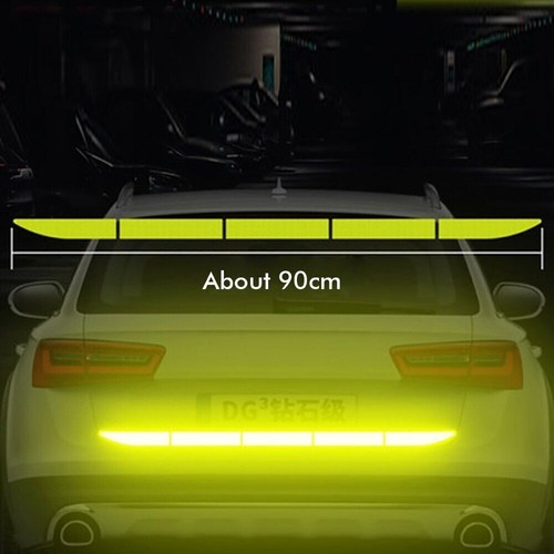 35.2"Green Trunk Reflective Stripe Sticker High-Intensity Night Visibility Decal - Picture 2 of 11