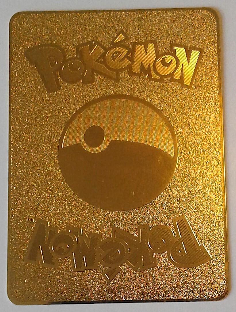 1999 CHARIZARD 4/102 GOLD METAL FOIL FAN ART VARIATION (G)