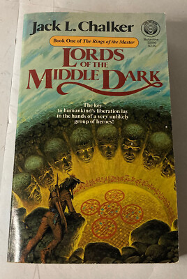Lords of the Middle Dark by Jack L. Chalker 1986 1st Edition VTG Paperback