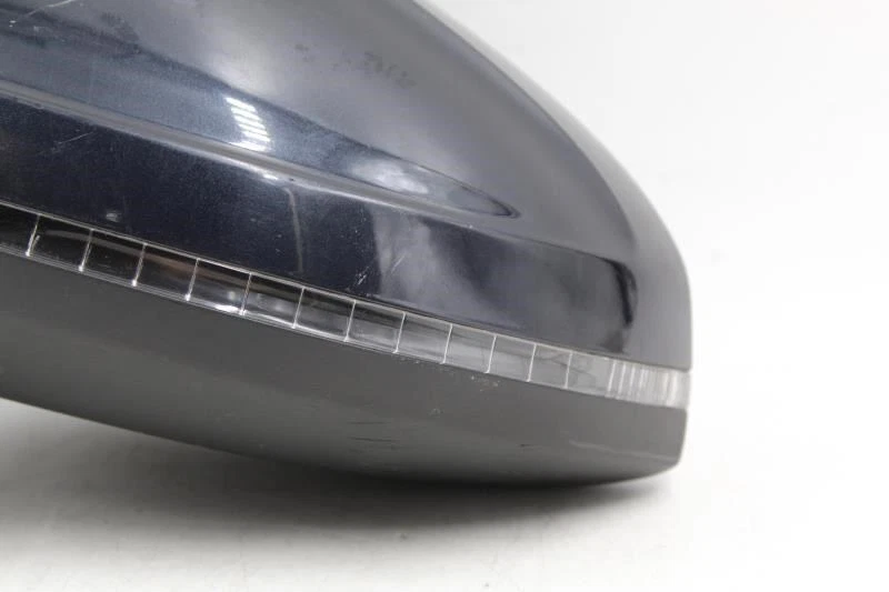 Left Driver Side Blue Door Mirror Power Painted 2017-2019 AUDI A4 OEM #11182 - Image 2 of 4