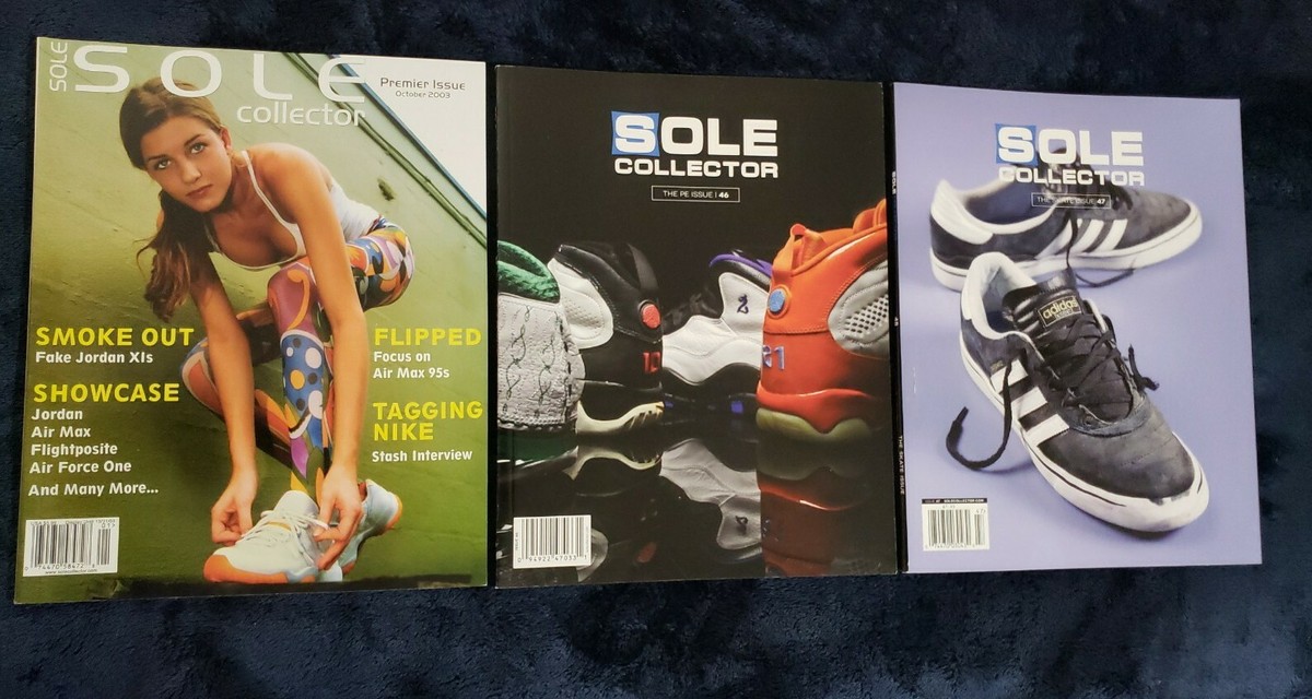 Sole Collector Magazine 2003 Premier First Issue included. 1, 46