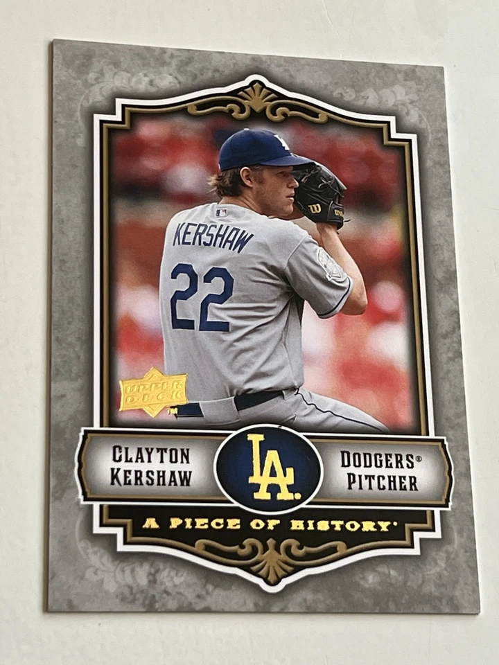 CLAYTON KERSHAW Los Angeles Dodgers 2009 Upper Deck A Piece Of History Baseball  - Image 2 of 4