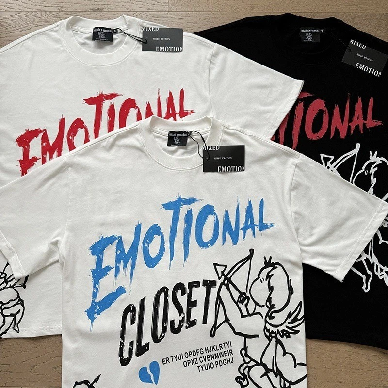 Mixed Emotion Cartoon Trendy Loose-Tee Shirt
Opens in a new window or tab
