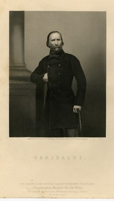 Antique Print-PORTRAIT-GIUSEPPE GARIBALDI-ITALI-RISORGIMENTO-Pound-ca. 1860