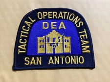 DRUG ENFORCEMENT DEA 3 Patch LOT Tactical Team Heroin Drug Intel.