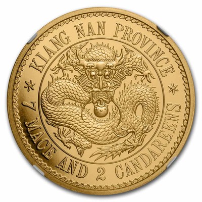 2019 China 1 oz Gold Kiangnan Dragon Dollar Restrike PF-69 NGC | eBay
