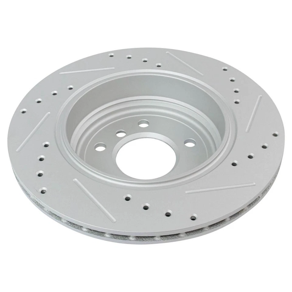 Front and Rear Brake Rotors Set For 2004-2007 BMW 525i 2008-2010 528i 530i - Image 2 of 4