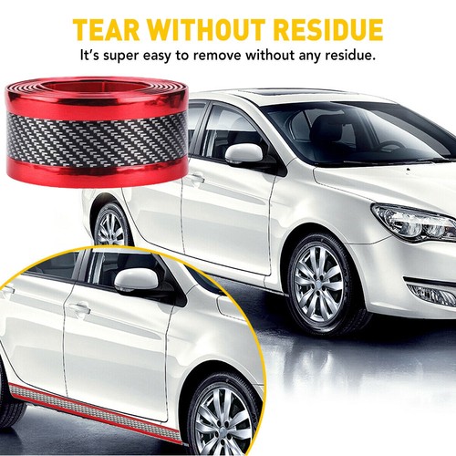 Carbon Strip Car Fiber Sticker Protector Door Sill Tape Anti 3/5/7/10cm Scratch - Bild 56 von 61