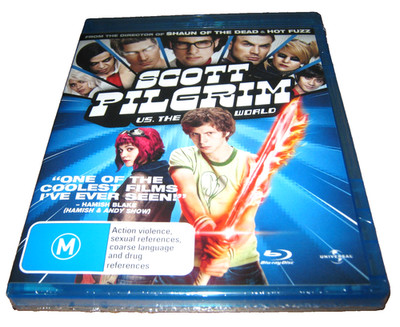 Scott Pilgrim Vs The World - Blu-Ray - New Sealed - Region B
