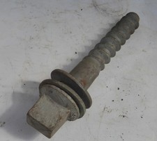 alte gro&szlig;e Schraube  Eisenschraube verzinkt Schienenschraube Schwellenschraube
