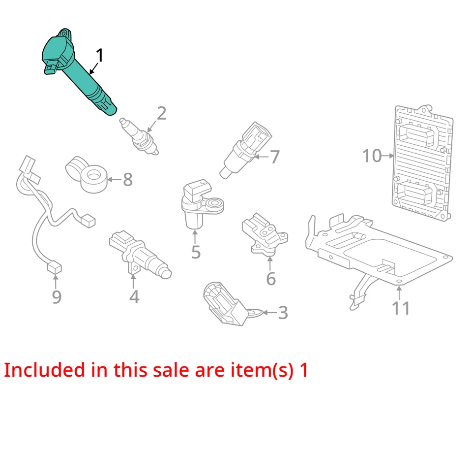 Dodge Caravan Ignition Coil Igniter Pack V56P5 - Image 3 of 4