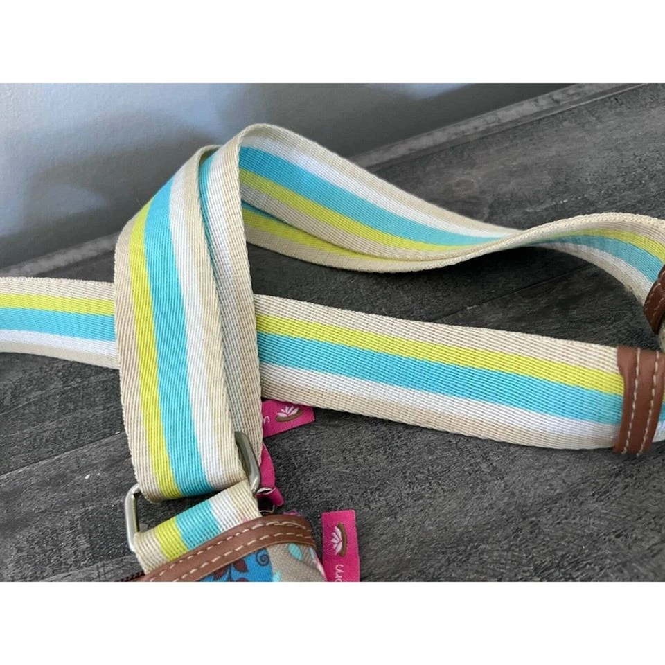 Bolso Bandolera Lily Bloom "OWL ALWAYS LOVE YOU" Azul Rosa Amarillo Foto 4 de 4