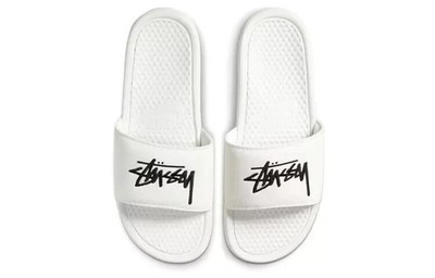 Stussy × Nike Benassi Slide Sandal Sail Size 11 - Nike Stussy x Benassi Sail for sale online | eBay