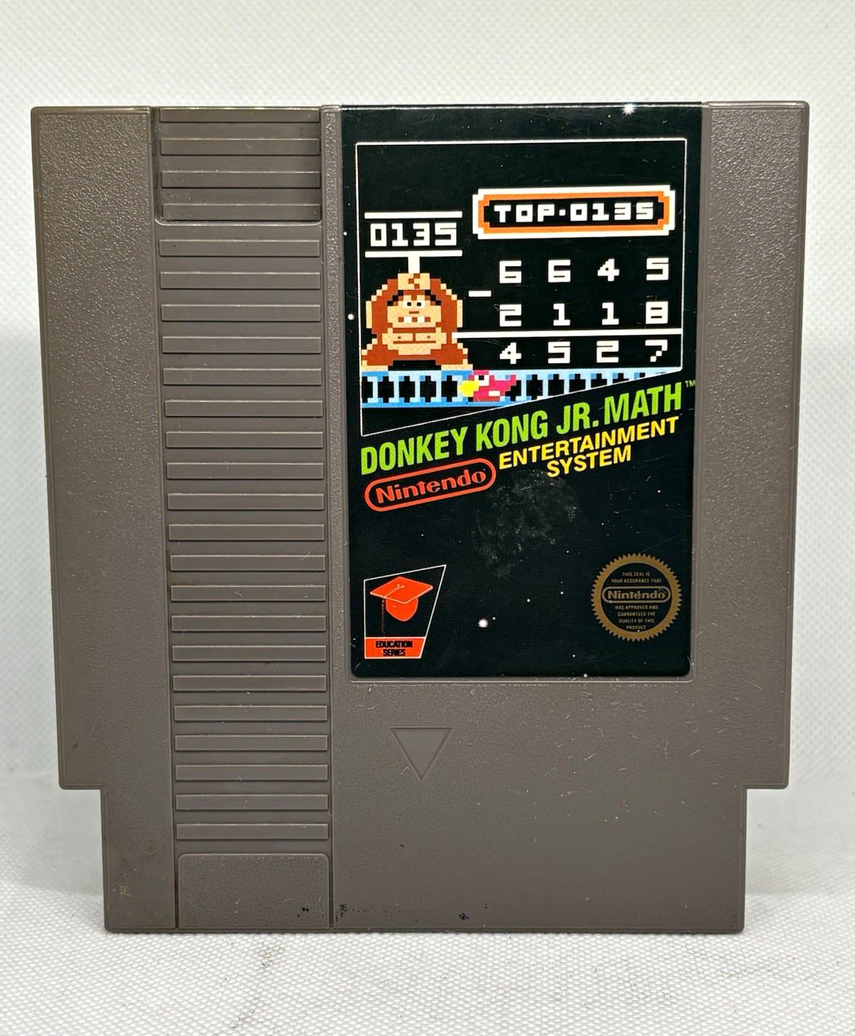 Nintendo Donkey Kong Jr. Math NES Game Cartridge Educational Donkey Kong Series