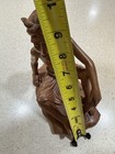 Vintage Balinese Hand Carved Wood Monk Bali Folk Art Statue Eastern Religious — photo 8