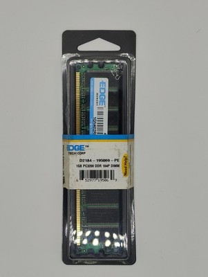 EDGE Tech Corp 1GB DDR PC3200 Desktop RAM   184-Pin DIMM PC-3200 DDR Memory 