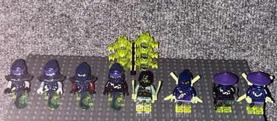 LEGO Ninjago Minifigures Lot of 8 Ghosts All Different Good Condition