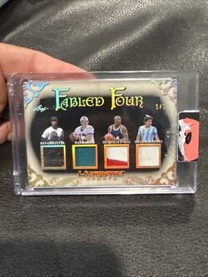 Leaf Ultimate Sports Fabled Four 4 Player Patch Griffey-Marino-Shaq-Maradona 1/1