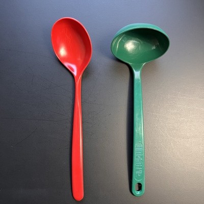 Vintage Lot of 2 Ultratemp Copco Melamine Kitchen Cooking Utensils Spoon Ladle