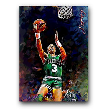 Dennis Johnson #3 Art Card Limited 40/50 Edward Vela Signed (Boston Celtics)