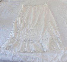 Women's Half Slip Medium Tall White