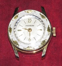 ESTATE VINTAGE MANSON WOMEN'S WATCH FOR PARTS OR REPAIR