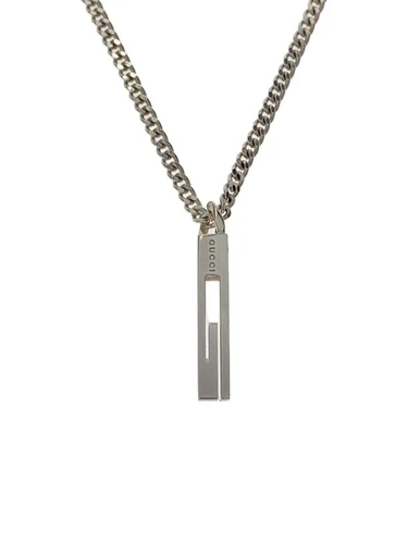 GUCCI SV925 Collana in argento con top da donna usata