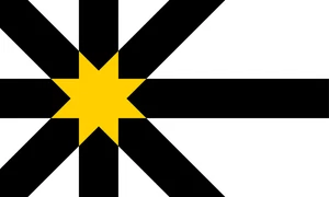 Sutherland Flag Self Adhesive Vinyl Sticker