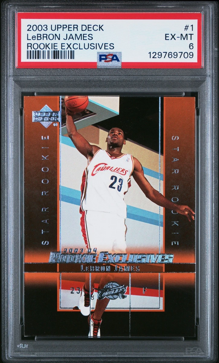 2003-04 Upper Deck Rookie Exclusives - LeBron James #1 for sale | eBay