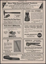 1924 Rock Island Co. Illinois Radiovise Swivel Base Anvil Vises Vintage Print Ad