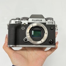 Fujifilm X-T2 Silver 24.3MP Digital Mirrorless Camera W/Charger - 90 New