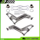 FOR SMALL BLOCK CHEVY 265-400 V8 RACING EXHAUST MANIFOLD FAT FENDER WELL HEADER