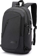 Anti-Theft Travel Laptop Backpack with USB Charging Port Lock,Water Resist