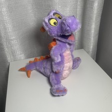 Disney Parks Figment The Dragon Mascot 10" Purple Disneyland Plush Stuffed Toy