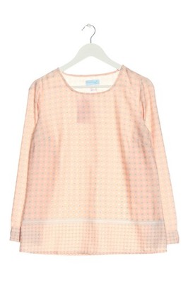 CREATION L. Langarm-Bluse Damen Bluse Gr. DE 38 nude-blau Casual-Look