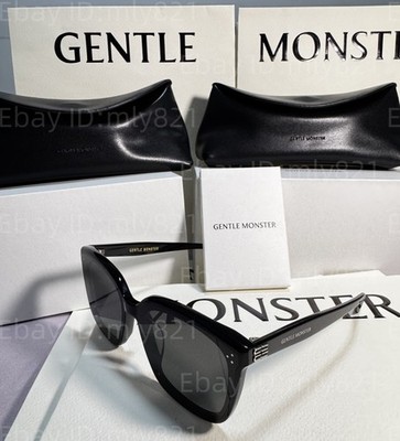 GentleMonster MYME 01 Sunglasses Black Frame Black Lenses | eBay