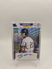 2021 Leaf Pro Set Baseball Autograph 1989 Lonnie White Jr. #PA-LW1 RC Silver /6