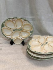Vintage VIETRI Italian Seashell Oyster Plate | Made in Italy Seafood Platter