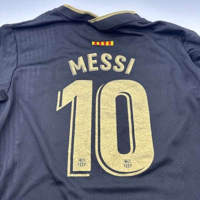Messi Barcelona Rare Rakuten FCB Soccer Shirt LaLiga unicef #10 Sz S Messi