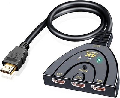 3 Port HDMI Splitter Cable 1080P Multi Switch Switcher HUB Box for PS3 XBOX DVD
