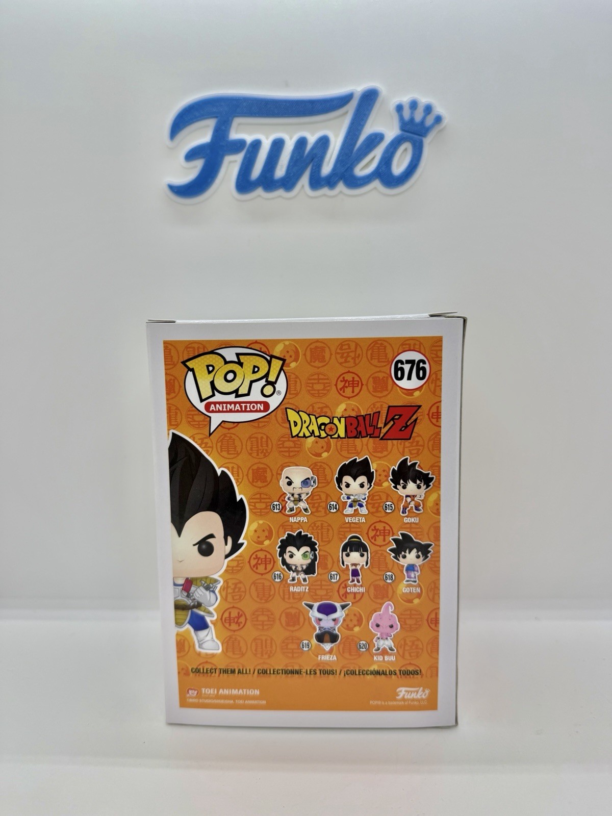 Funko Pop Dragon Ball Vegeta Over 9000 676 Hot Topic édition US