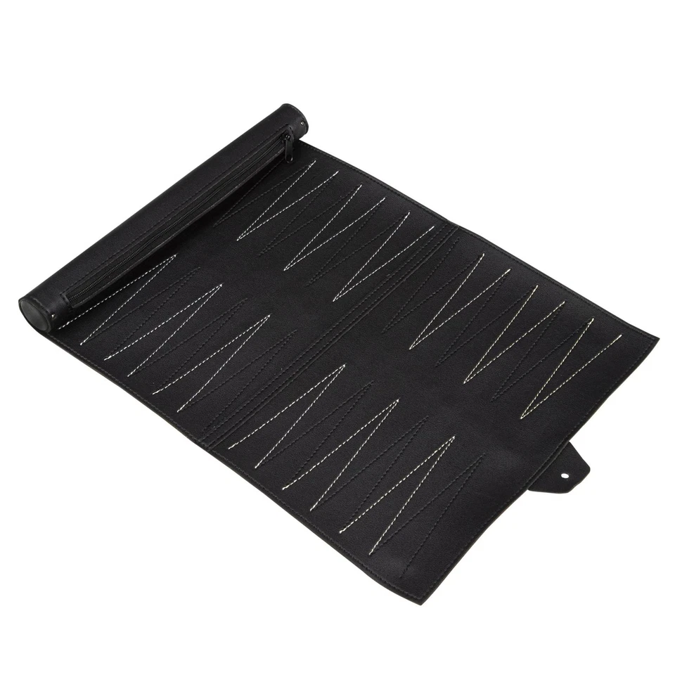 Backgammon Reise Kompakt Brettspiel Reise-Backgammon Reisespiel Tasche Urlaub - Bild 3 von 4