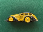 VINTAGE MARX TIN LITHO 'TRICKY TAXI' WIND UP - Yellow, with Key