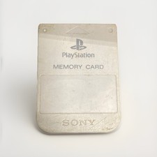 Sony PlayStation OEM Official 1 PS1 PSX Memory Card SCPH-1020 - GRAY -