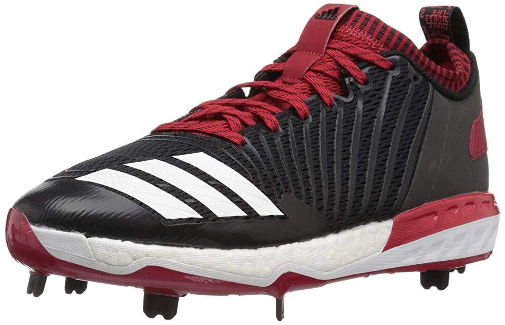 adidas Mens Boost Icon 3 Baseball Shoes 8.5 Color Black/White/Power Red adidas Boost Icon 3 Men main image 4