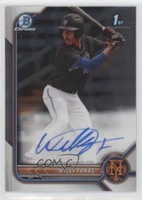 2022 Bowman Chrome Prospect Auto Willy Fanas #CPA-WF Auto