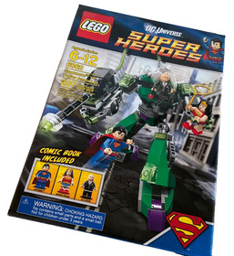 LEGO 6862 Superman with Lex Luther and Wonder Woman Comic Book included