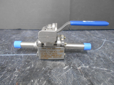 PBM SIHLC9F-G--04 BALL VALVE  ½'' TUBE OD 1½'' TUBE LENGTH 316L 900PSIG CWP