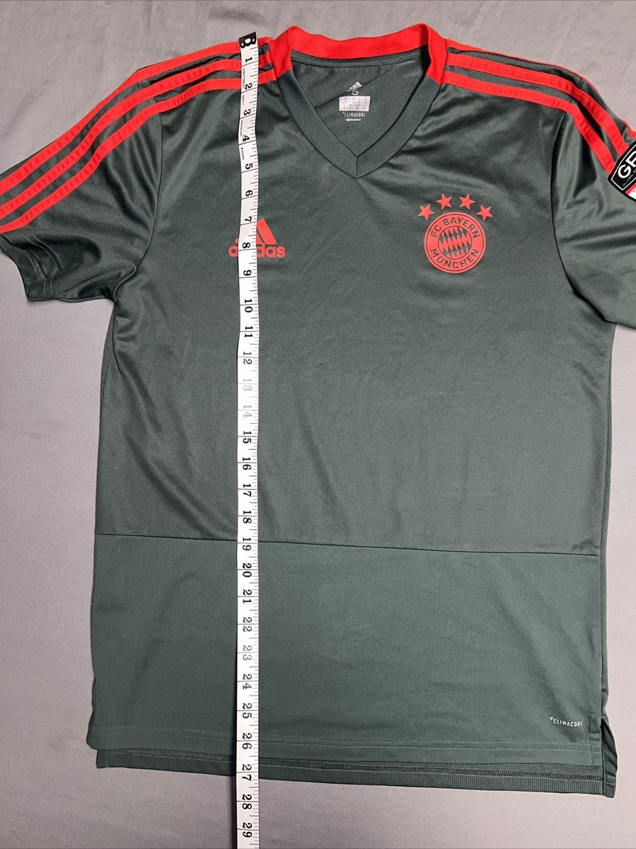 Adidas FC Bayern Munchen GPS Soccer Shirt Mens Size S Green